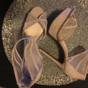 🔥Platform and mesh nude heel🔥